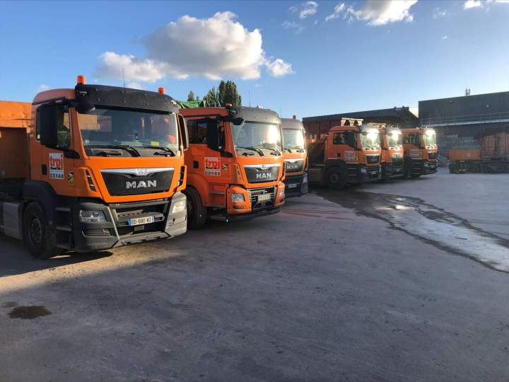 Nos camions de collecte de déchets Lille